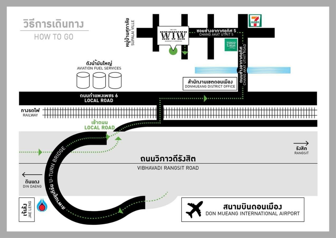 Wiw Mini Hotel Bangkok Exteriér fotografie